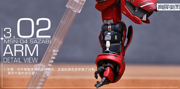 AnchoreT YujiaoLand MG Sazabi A1 Body 1.0 Dress-up Kit