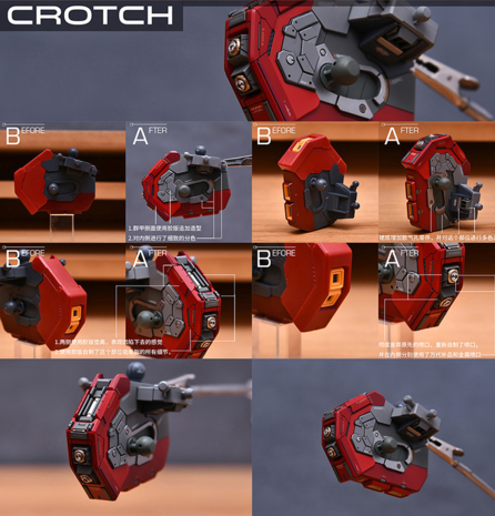 AnchoreT YujiaoLand MG Sazabi A1 Body 1.0 Dress-up Kit