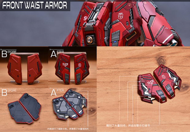 AnchoreT YujiaoLand MG Sazabi A1 Body 1.0 Dress-up Kit