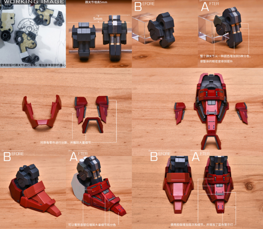 AnchoreT YujiaoLand MG Sazabi A1 Body 1.0 Dress-up Kit