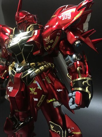 Delpi-Decal MG Sinanju Gold Holo