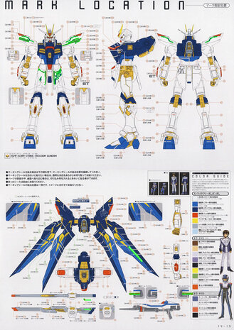 Flaming-Snow PG-09 Strike Freedom 3 Sheets Fluorescent