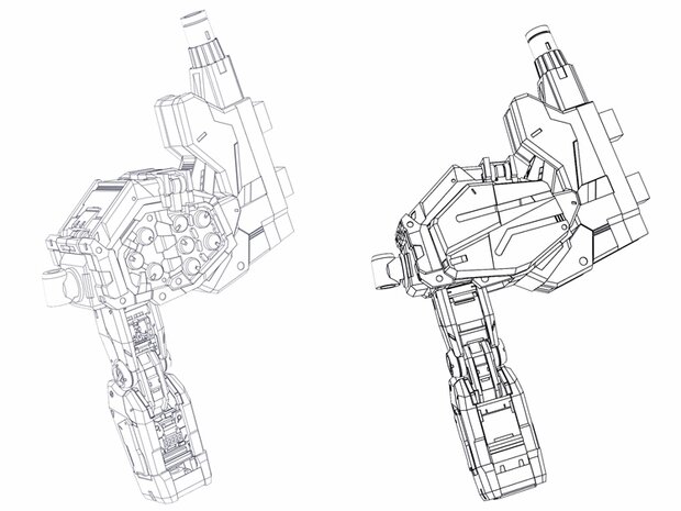 SH Studio x GM Dream PG HeavyArms H1 or H2 Full Resin Kit