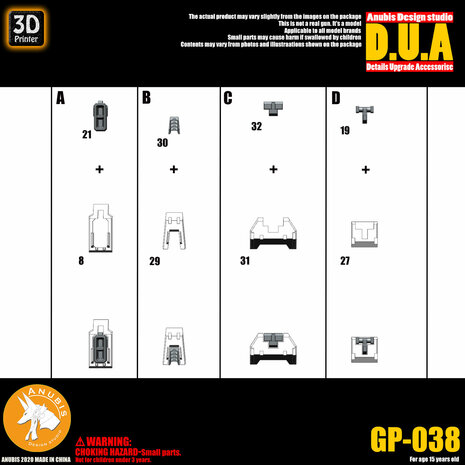 Anubis GP038 RG RX-178 MK-II Detail Set