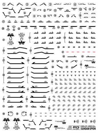 Delpi-Decal RG Epyon Normal