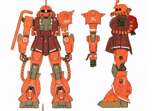 Flaming-Snow PG-06 Zaku Fluorescent