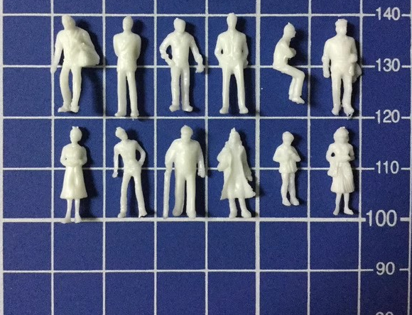 1/100 Figures Regular People 10 Pcs