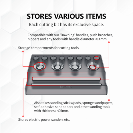 DSPIAE Tool Storage Rack PT-R