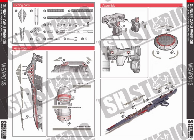 SH Studio MG ZGMF-1000/A1 Gunner Zaku Warrior SHEU038