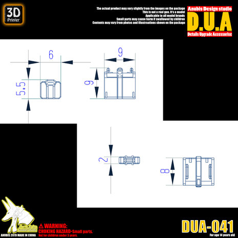 1/100 Anubis DUA-041 Astronauts Space Crew