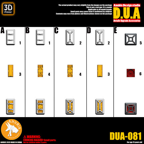 Anubis DUA-081 Detail Upgrade Accessories