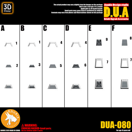 Anubis DUA-080 Detail Upgrade Accessories