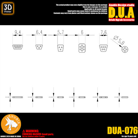 Anubis DUA-076 Detail Upgrade Accessories