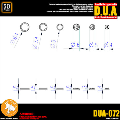 Anubis DUA-072 Detail Upgrade Accessories