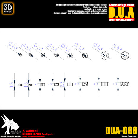 Anubis DUA-068 Detail Upgrade Accessories