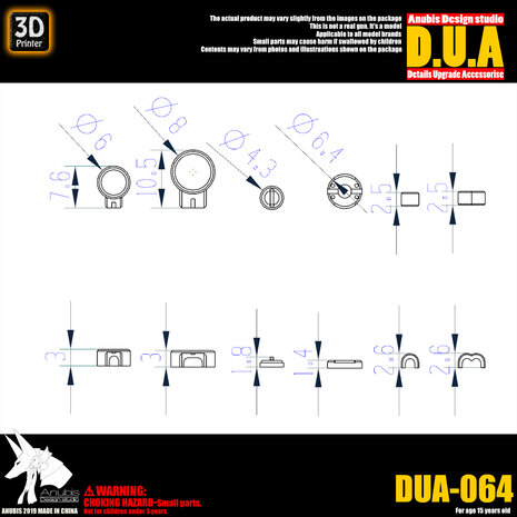 Anubis DUA-064 Detail Upgrade Accessories