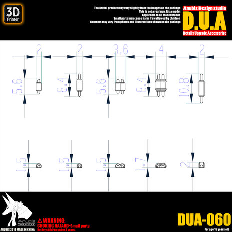 Anubis DUA-060 Detail Upgrade Accessories