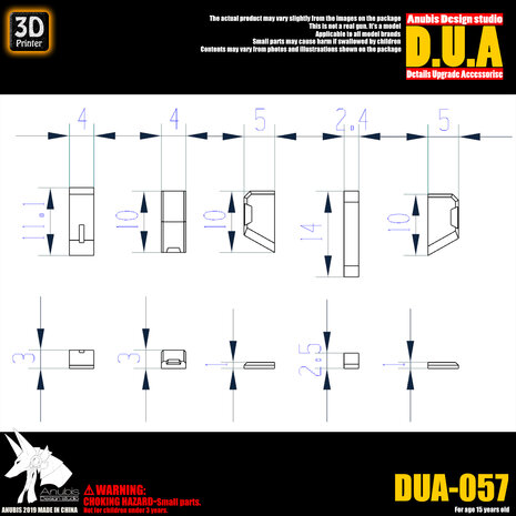 Anubis DUA-057 Detail Upgrade Accessories