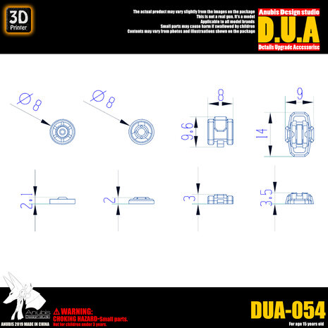 Anubis DUA-054 Detail Upgrade Accessories