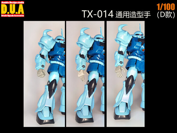 Anubis TX-014 1/100 MS Hands for Zaku