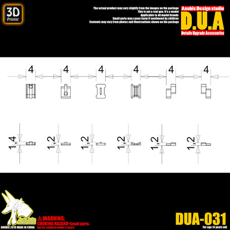 Anubis DUA-031 Detail Upgrade Accessories