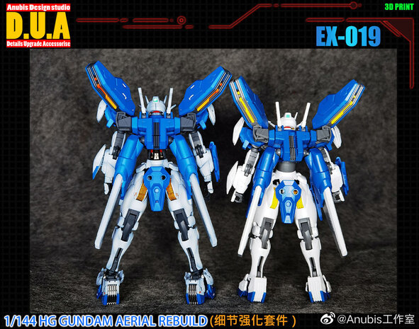 Anubis EX-019 HG Gundam Aerial Rebuild Upgrade Parts