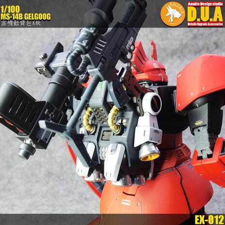 Anubis EX-012 MG MS-14 Gelgoog Char Red Warrior 2.0 Backpack A