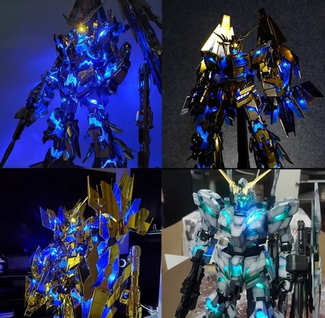 Kosmos PG Unicorn Phenex +2 Shield Blue LED Set + Remote