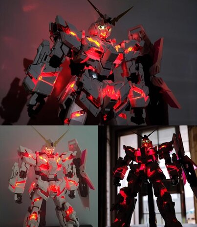 Kosmos PG Unicorn Red +1 Shield LED Set + Remote