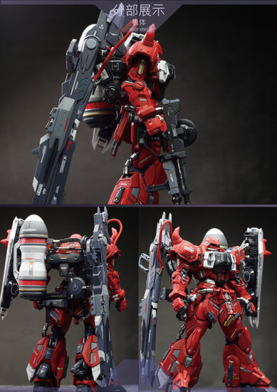 AEther MG Zaku Warrior Gunner Dress-up Kit