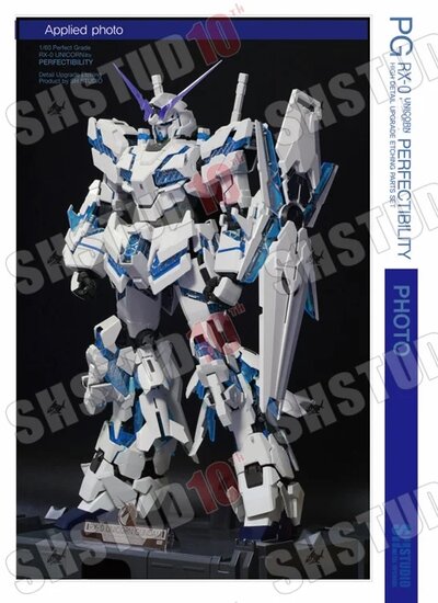 SH Studio PG RX-0 Perfectibility Unicorn Gundam Set