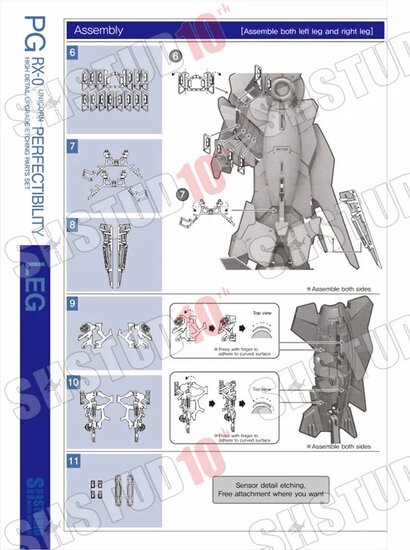 SH Studio PG RX-0 Perfectibility Unicorn Gundam Set