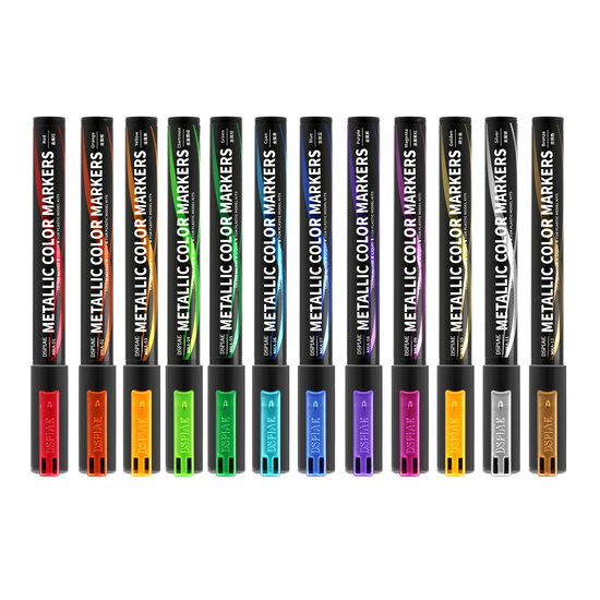 DSPIAE MKA Super Metallic Color Markers Oil Based