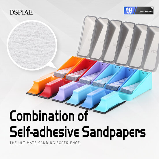 DSPIAE Self-Adhesive Sandpaper Set XSP-S01