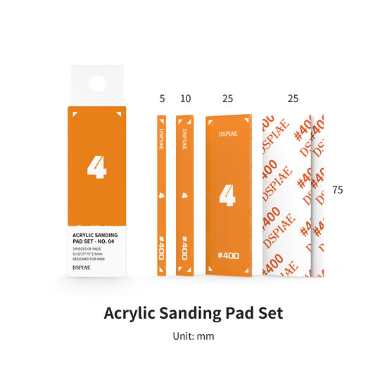 DSPIAE Acrylic Sanding Pad Set PT-SP