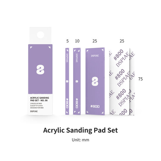 DSPIAE Acrylic Sanding Pad Set PT-SP