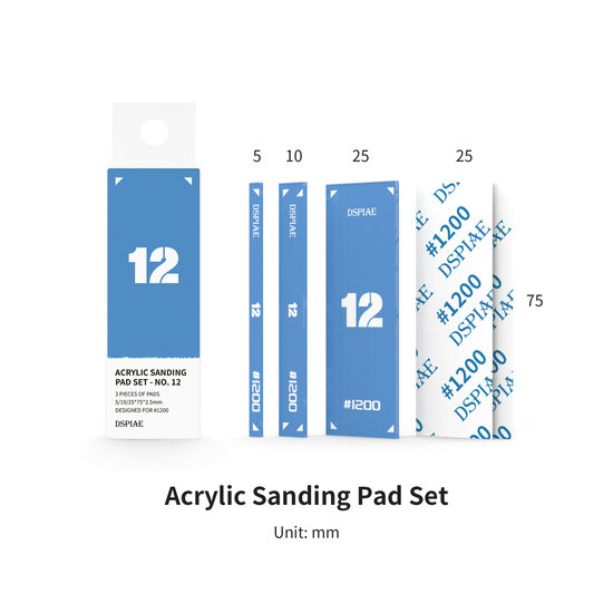 DSPIAE Acrylic Sanding Pad Set PT-SP