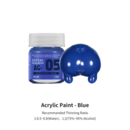 DSPIAE Acrylic Model Paints 10ml Blue AG-05