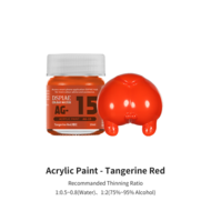 DSPIAE Acrylic Model Paints 10ml Tangerine Red AG-15