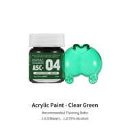 DSPIAE Acrylic Model Paints 10ml Clear Green ASC-04