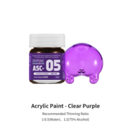 DSPIAE Acrylic Model Paints 10ml Clear Purple ASC-05