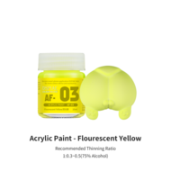 DSPIAE Acrylic Model Paints 10ml Fluorescent Yellow AF-03