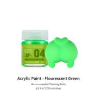 DSPIAE Acrylic Model Paints 10ml Fluorescent Green AF-04