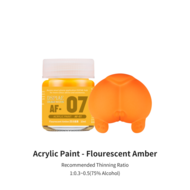 DSPIAE Acrylic Model Paints 10ml Fluorescerend Amber AF-07